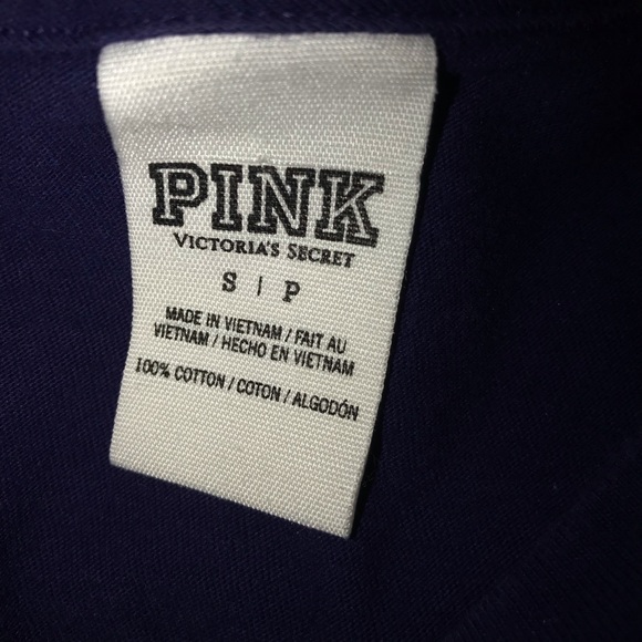 PINK Victoria Secrets Sequin Long Sleeve T-shirt - Picture 4 of 5